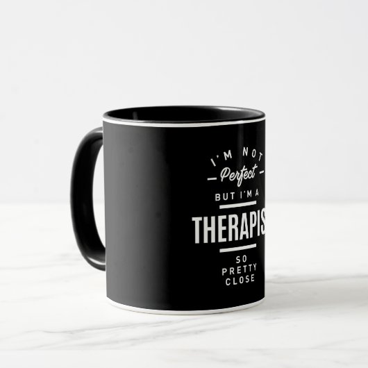 Therapist Work Title Cadeau Mok (Voorkant links)