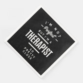 Therapist Work Title Cadeau Servet (Hoek)