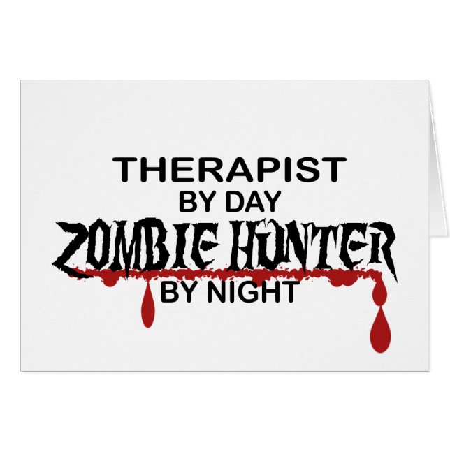 Therapist Zombie Hunter (Voorkant Horizontaal)