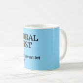 Thérapiste Définition Drôle Bureau Mug (Devant droit)