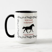 Therapistische Mok van Cute Horse (Links)