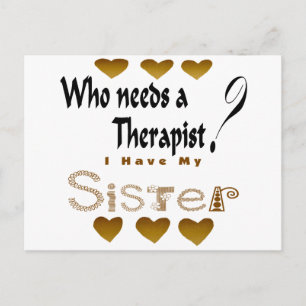 Therapistische zuster briefkaart