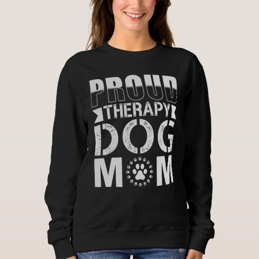 Therapy Dog Design - Therapy Dog Mom_1 Trui (Voorkant)