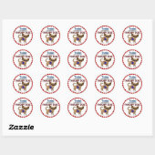 Therapy Dog Souvenir Sticker (Vel)