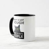 Therapy Is Not Enough - I Need To Bite People Mok (Voorkant links)