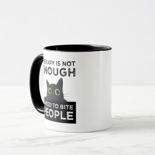 Therapy Is Not Enough - I Need To Bite People Mok (Voorkant links)