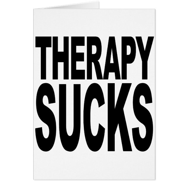 Therapy Sucks (Voorkant)