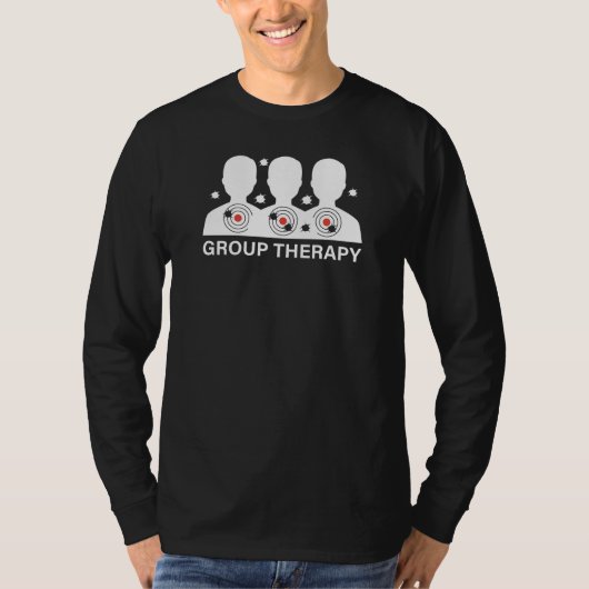Therapy Target Design for Shooting Range Fan T-shirt (Voorkant)