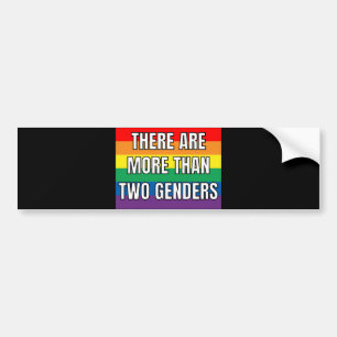 There Are More Than Two Genders Bumpersticker