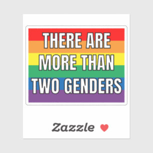 There Are More Than Two Genders Sticker