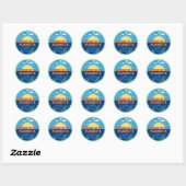 There is no Planet B, Climate Change Ronde Sticker (Vel)