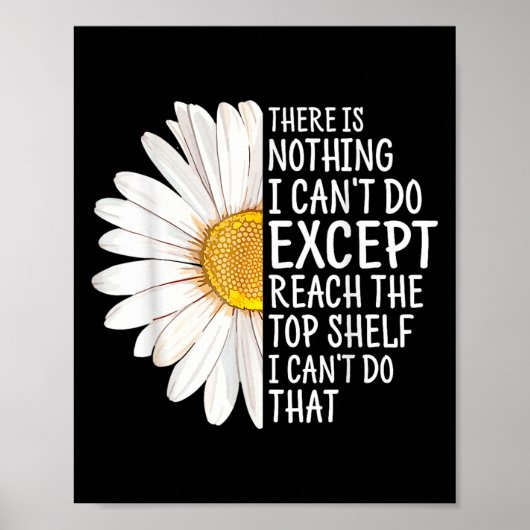 There Is Nothing I Can't Do Except Reach The Top S Poster (Voorkant)