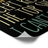 There Is Nothing I Can't Do Except Reach The Top S Poster (Hoek)