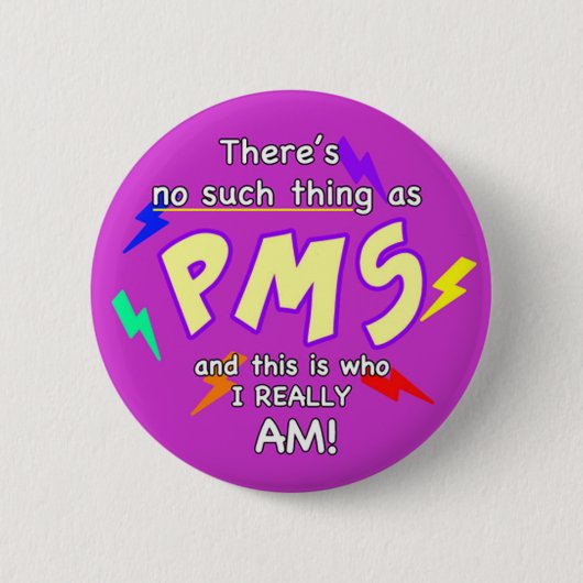There’s no such thing as PMS Ronde Button 5,7 Cm (Voorkant)