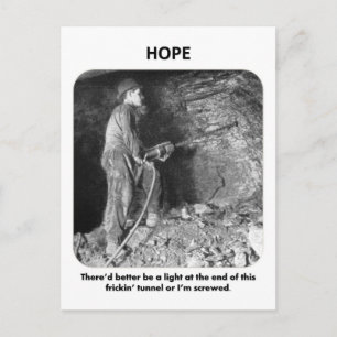thered-better-be-a-light-at-the-end-of briefkaart