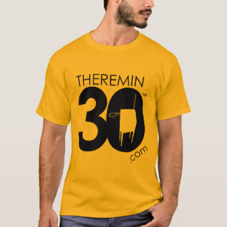 Theremine 30 logo (zwart) t-shirt