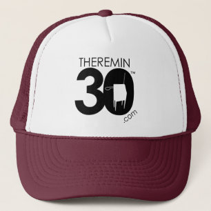 Theremine 30 logo (zwart) trucker pet