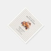 There's a Little Bun in the Oven Baby Shower Servet (Hoek)