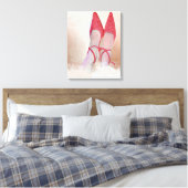There's no place like home 2014 canvas afdruk (Insitu (Slaapkamer))