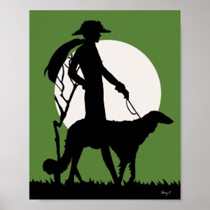 Theresa in Green Poster