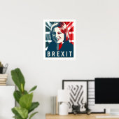 Theresa May Brexit - Poster (Thuiskantoor)
