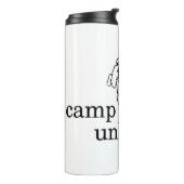 Thermal dubbelwandige fles (Gedraaid links)