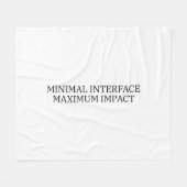 Thermal Recovery | Minimal Interface Technical  Fleece Deken (Voorkant (Horizontaal))
