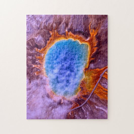 Thermal Springs Wyoming. Legpuzzel (Verticaal)