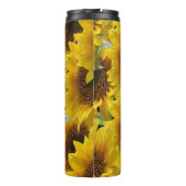Thermal Tumbler Floral Sunflower Thermosbeker (Achterkant)