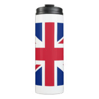 Thermal Tumbler met vlag van het Verenigd Koninkri