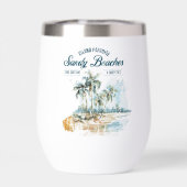 Thermal Tumbler - Sandy Beaches Collection (Arrière)