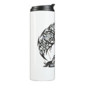 Thermal Tumbler Strength Through Pain motivation Thermosbeker (Gedraaid links)