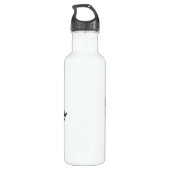 Thermal Tumbler Strength Through Pain motivation Waterfles (Achterkant)