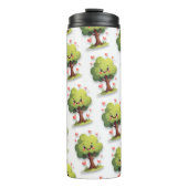 Thermal Tumbler Tree Red Hearts Thermosbeker (Voorkant)