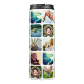 Thermisch flesje 10 Photo Rond Sjabloon Thermosbeker (Achterkant)