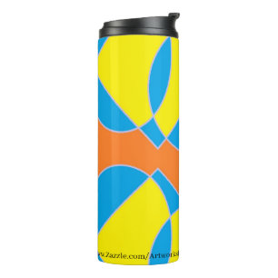 Thermisch getumbler COLORFUL ABSTRACT Thermosbeker