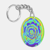 Thermisch Roos Sleutelhanger (Voorkant Links)