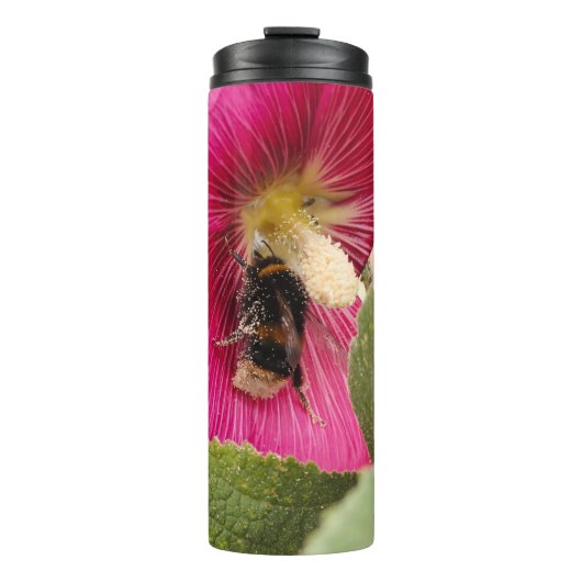 Thermische fles Hollyhock bumble bee (Voorkant)