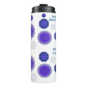 Thermische getumbler als cadeau van de geboortedag thermosbeker