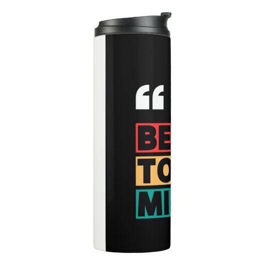 Thermische getumbler thermosbeker (Gedraaid links)