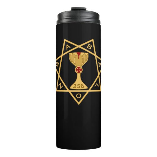 Thermische Mok Star van Babalon Gold Logo (Voorkant)