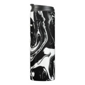 Thermische trommel in zwarte en witte kleur thermosbeker (Geroteerd rechts)