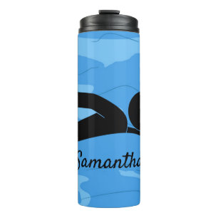 Thermische trommel zwemmen thermosbeker