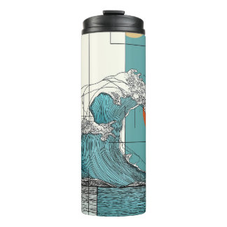 thermische tuimelaar met getijdenbalans thermosbeker