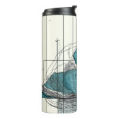 thermische tuimelaar met getijdenbalans thermosbeker (Gedraaid links)