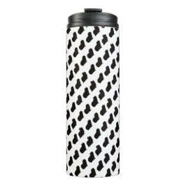 Thermische Tumbler Guinee Pig Silhouet Thermosbeker