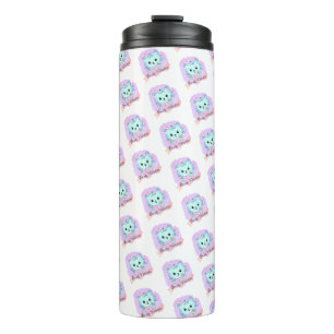 Thermische tumbler Kat Be Mine Roze harten Thermosbeker