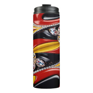 Thermische Tumbler met Belgische kleuren Thermosbeker