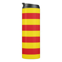 Thermische Tumbler met vlag van Catalonië