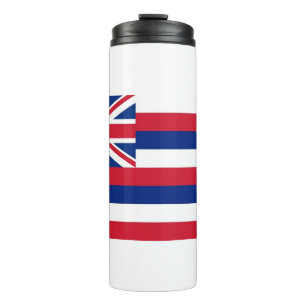 Thermische Tumbler met vlag van Hawaï, Verenigde S Thermosbeker